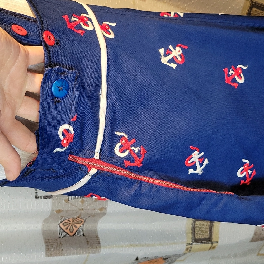 Vintage Nautical Pinafore Dress - Picture 6 of 13